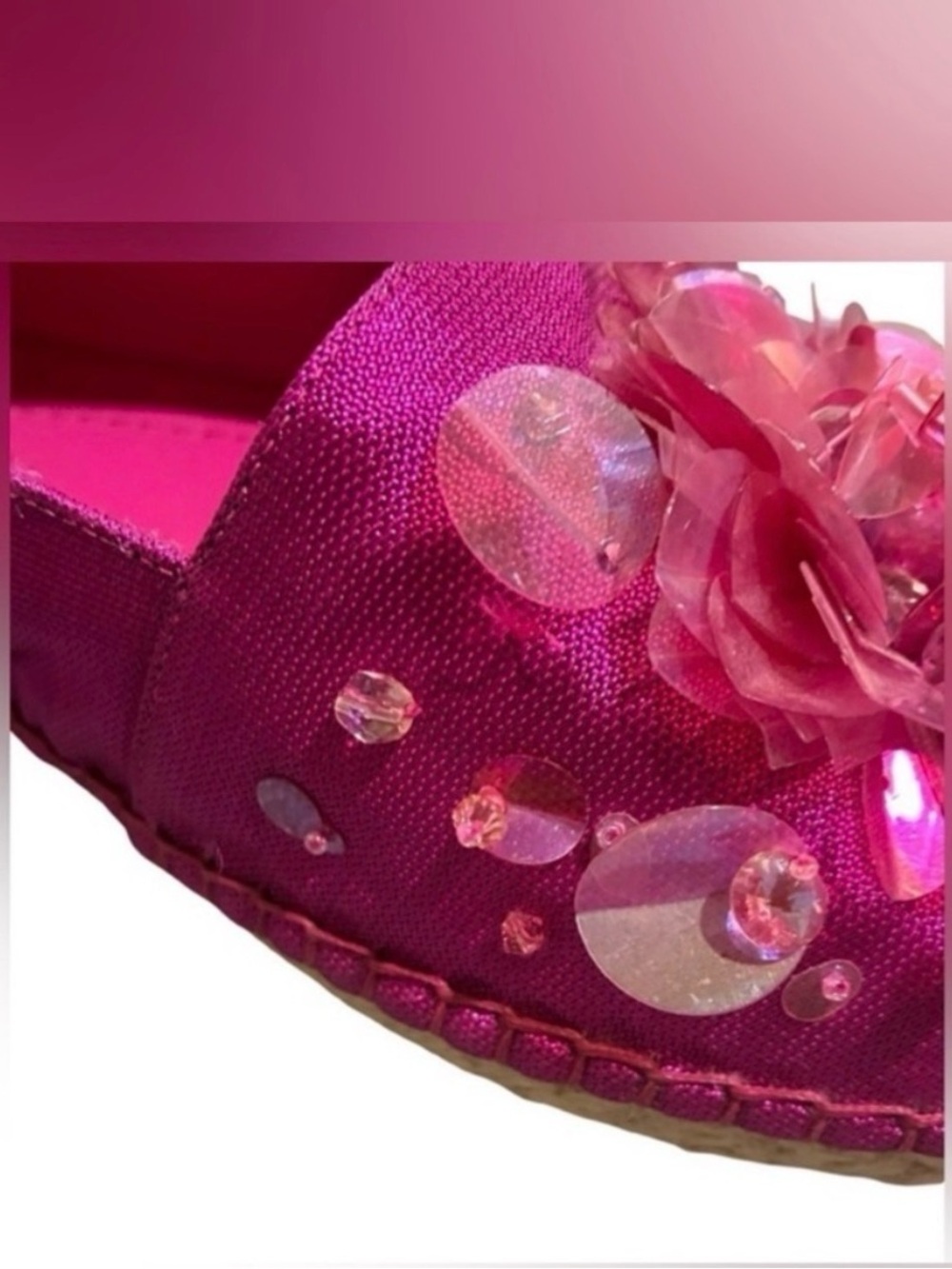 Dior Fushia Embellished Espadrille Flats Pink
Authentic size 8.5 - Picture 2 of 13